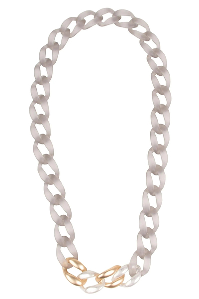 Linked Up Necklace Silver