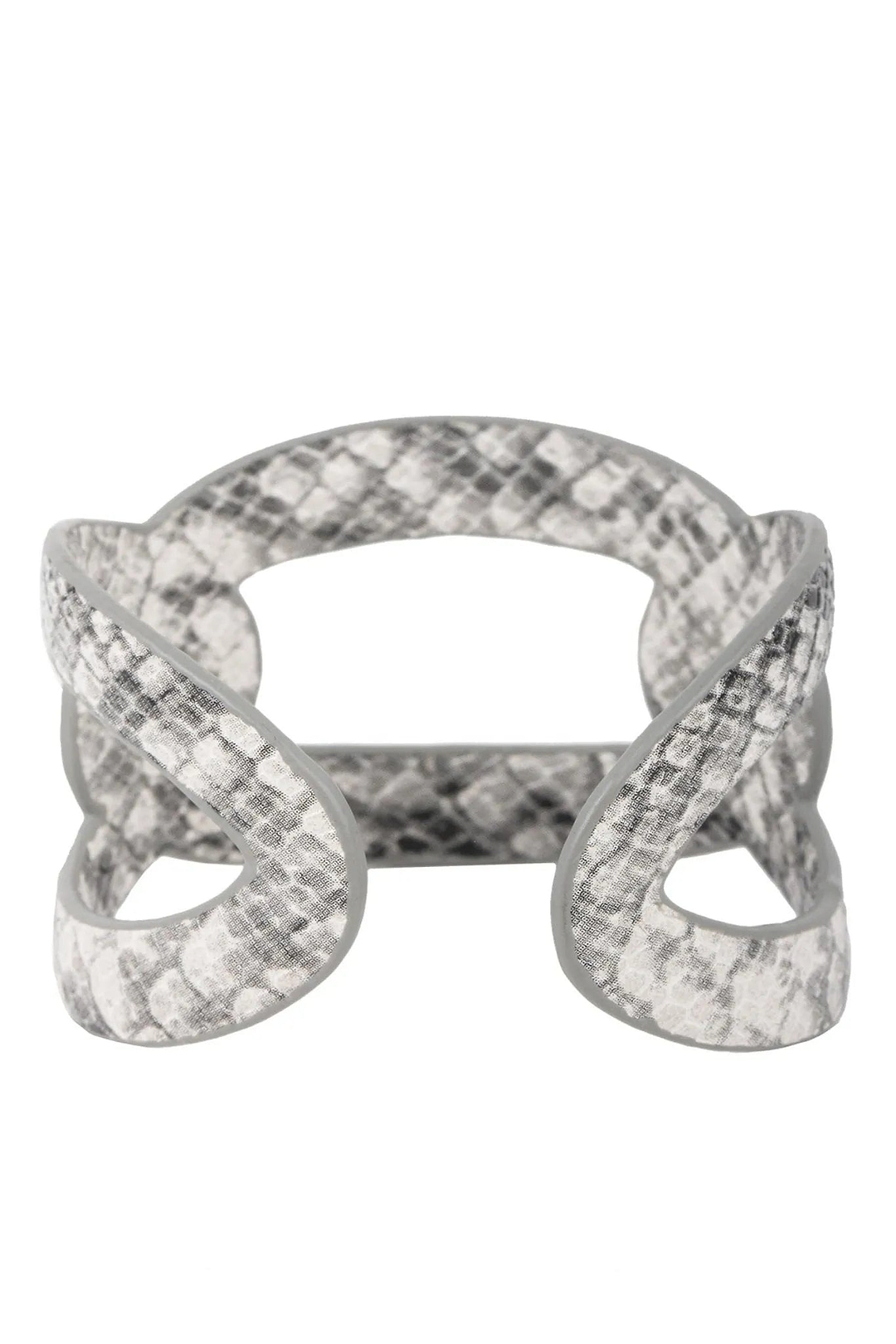 Ogee Cuff Bracelet Black