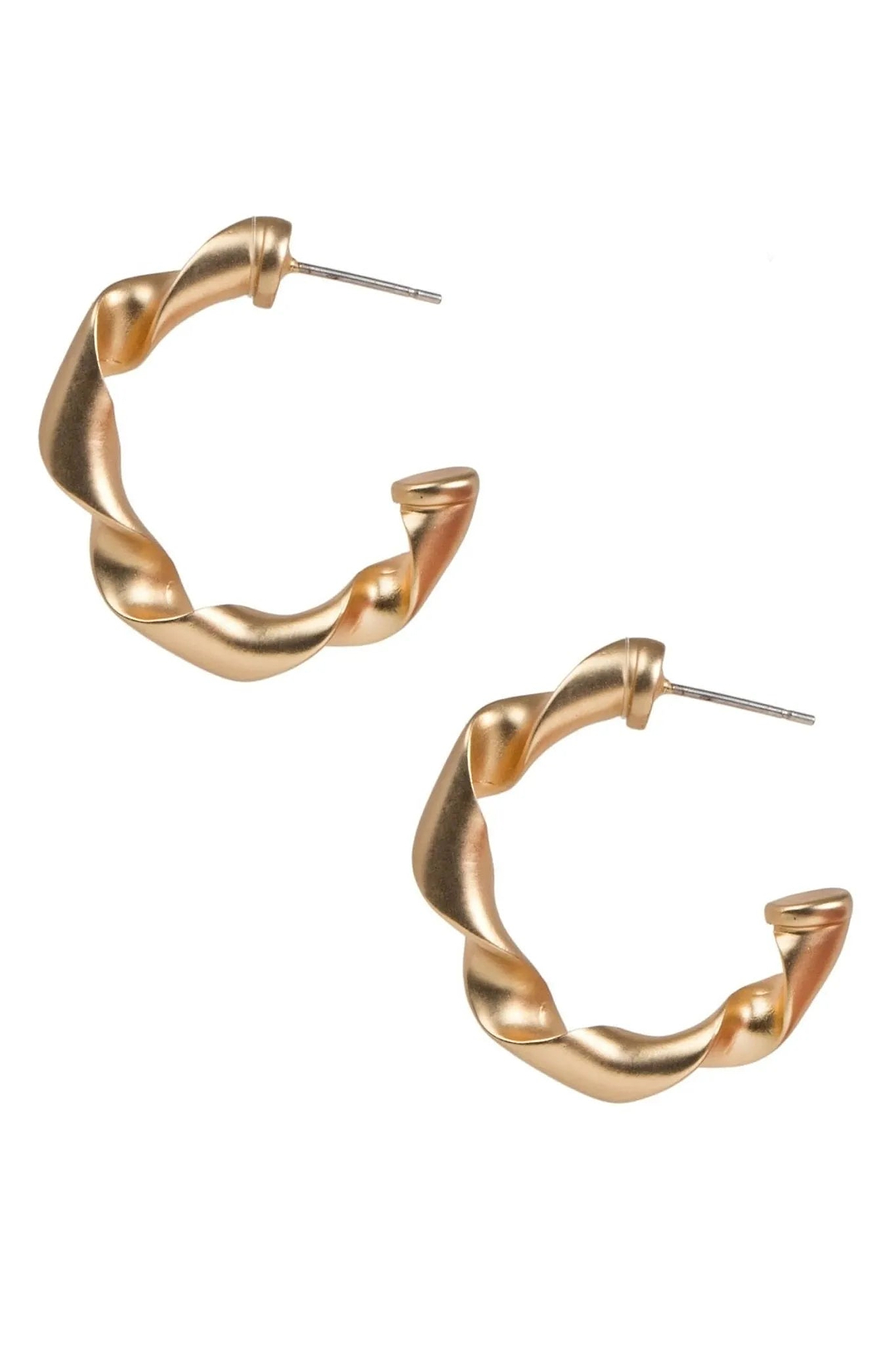 Twisted Hoop Earring Gold