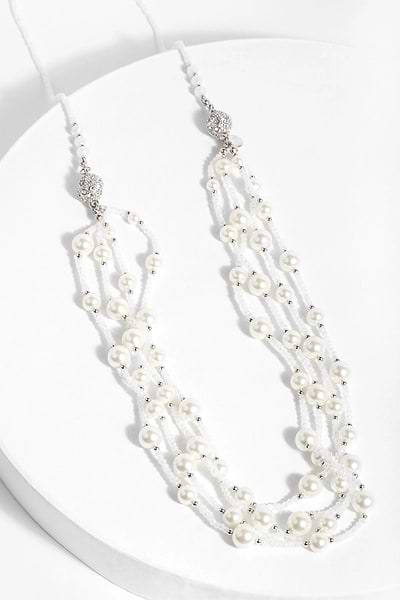 Convertible Layer Pearl Necklace - SAACHI