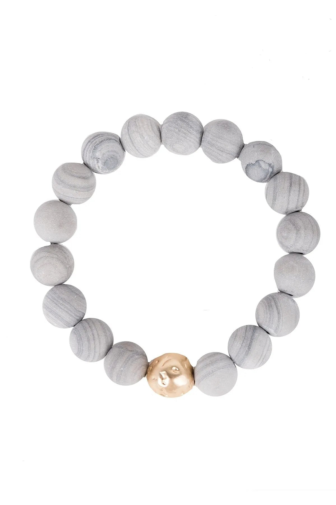 Josephina Stretch Bracelet Light Gray