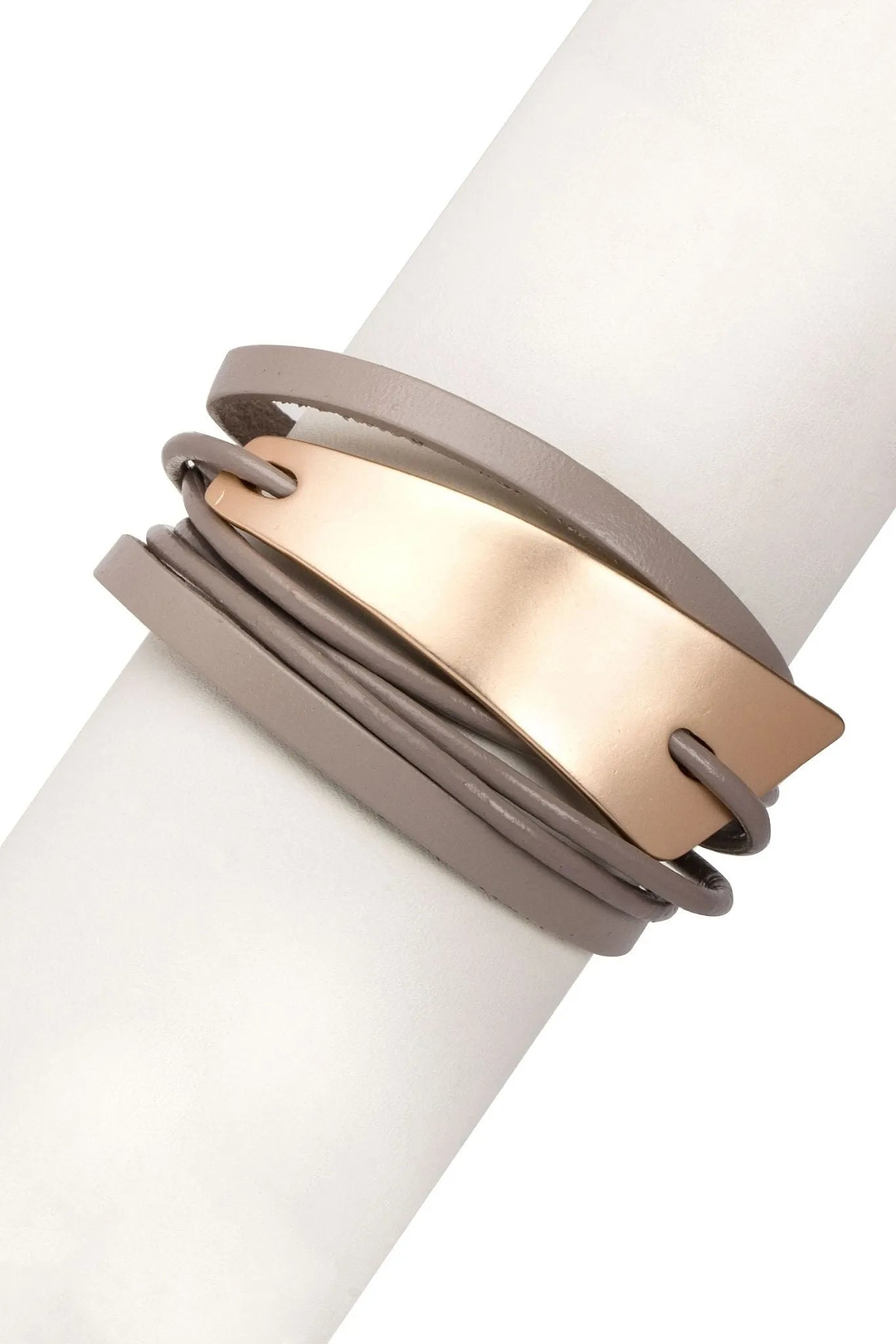 Absolute Zero Leather Bracelet Tan