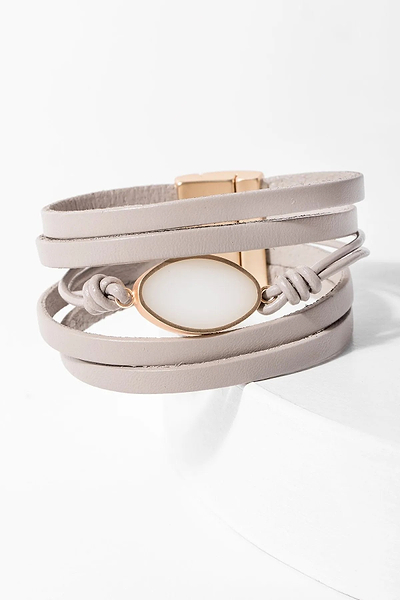 Perfectly Lovely Leather Bracelet - SAACHI