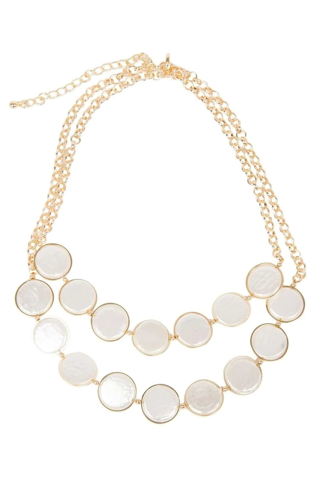 Pahiya Pearl Necklace Gold