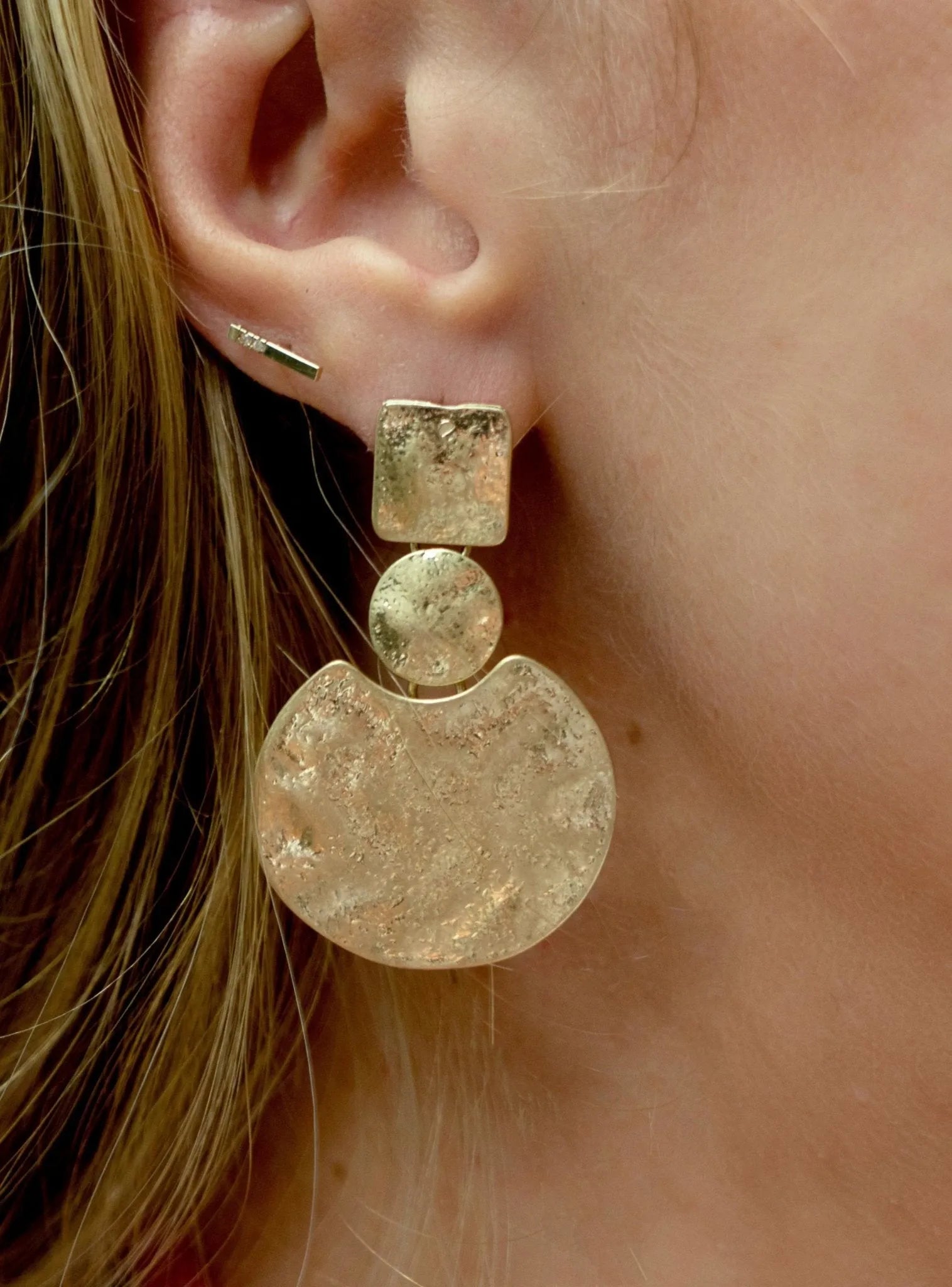 Obsession Statement Earring Gold