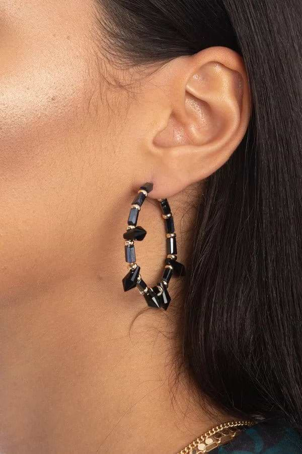 Spike Earring Navy