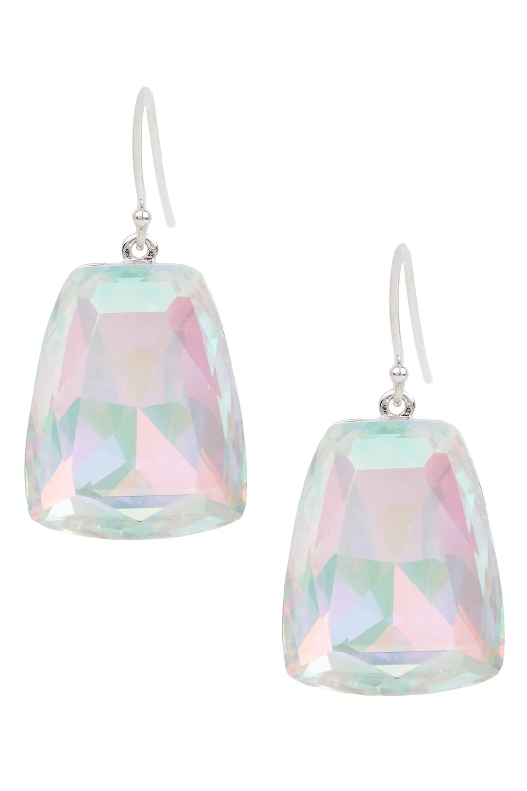 Prism Cushion Earring Light Sky Blue