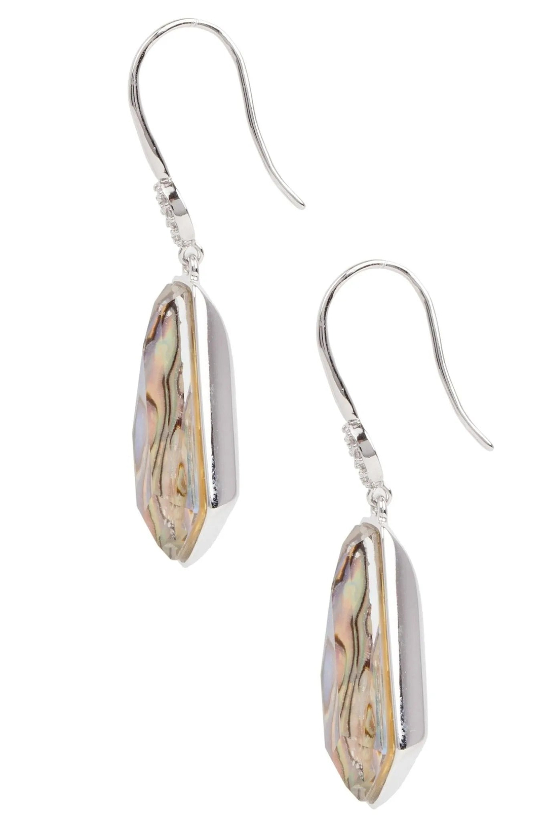 Prism Cushion Earring Silver