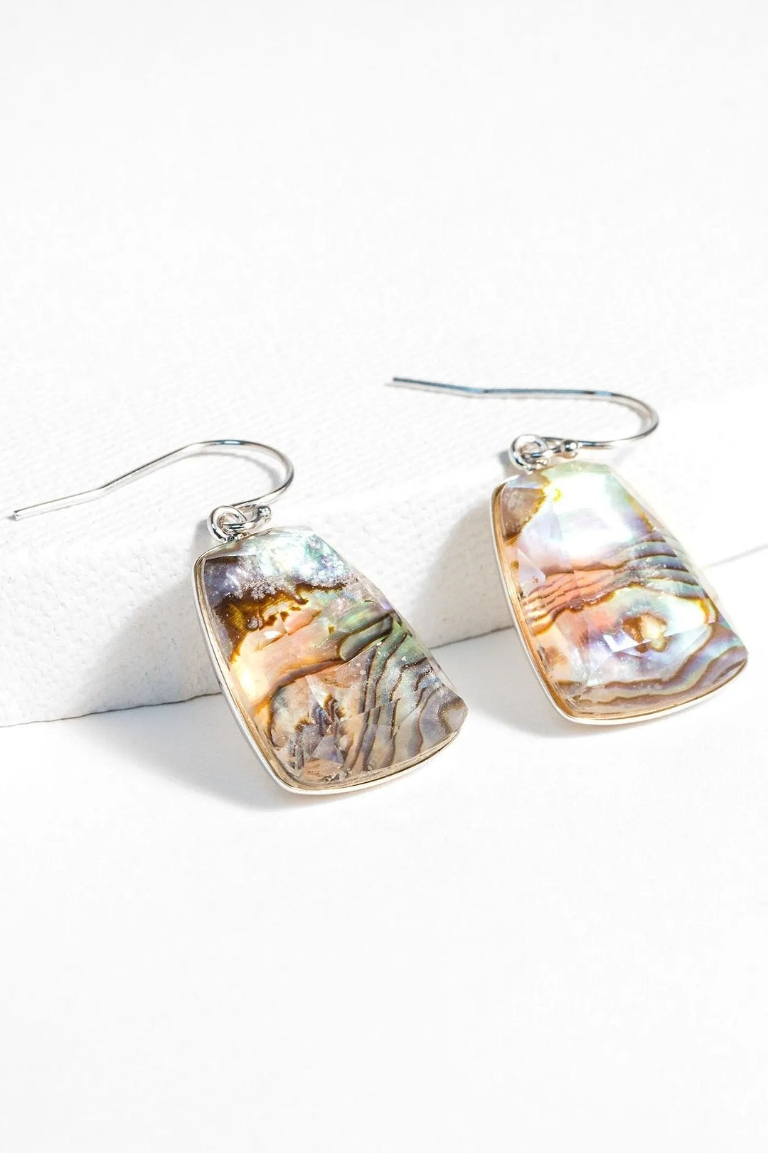Prism Cushion Earring Silver