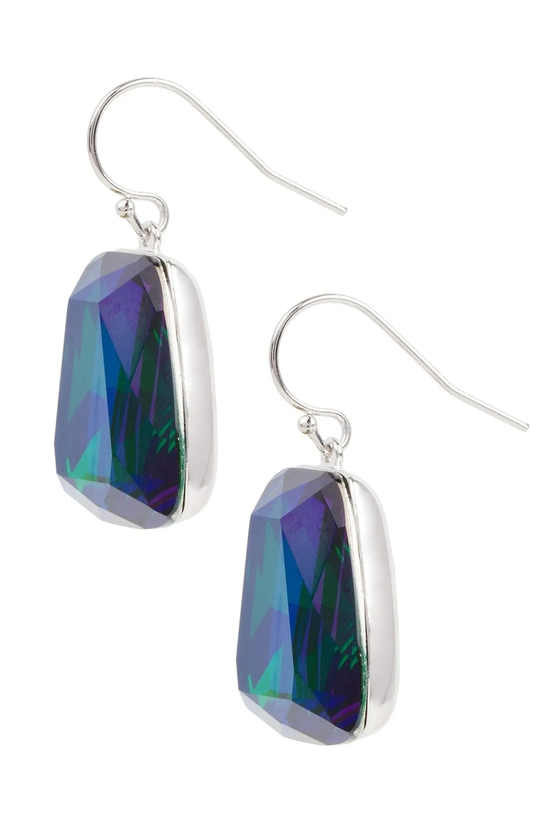 Prism Cushion Earring Blue