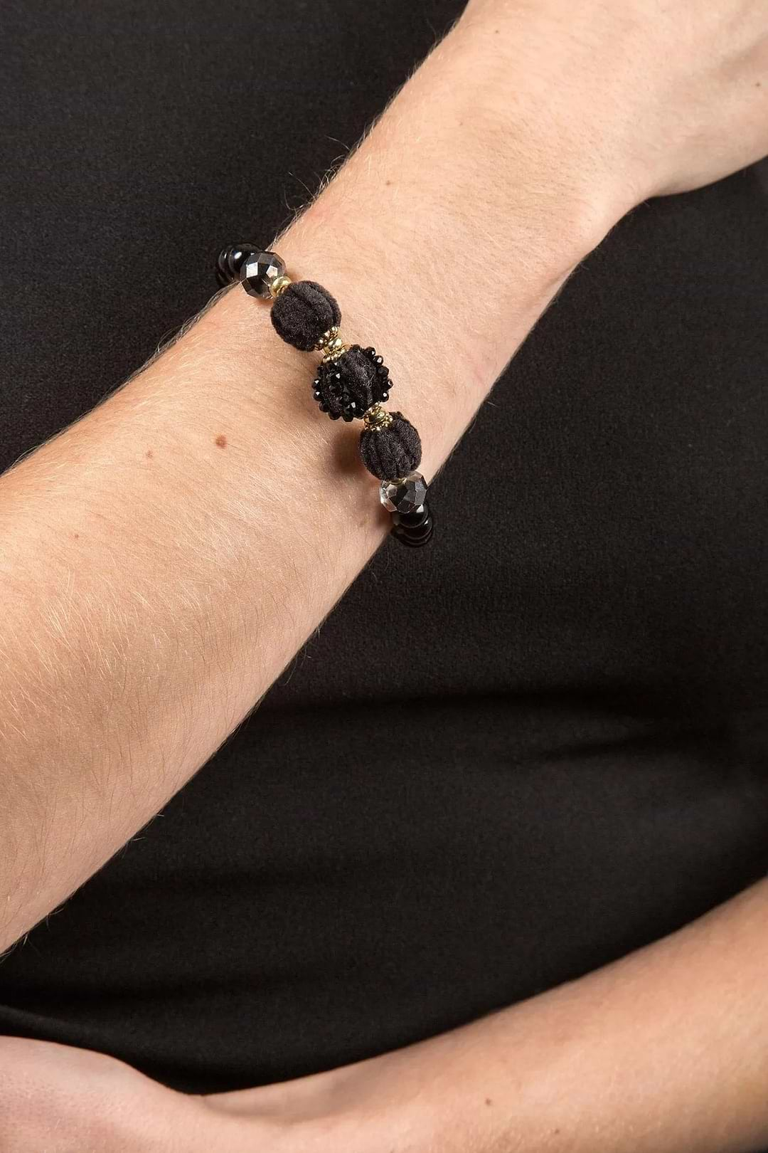 Opulent Bracelet Black