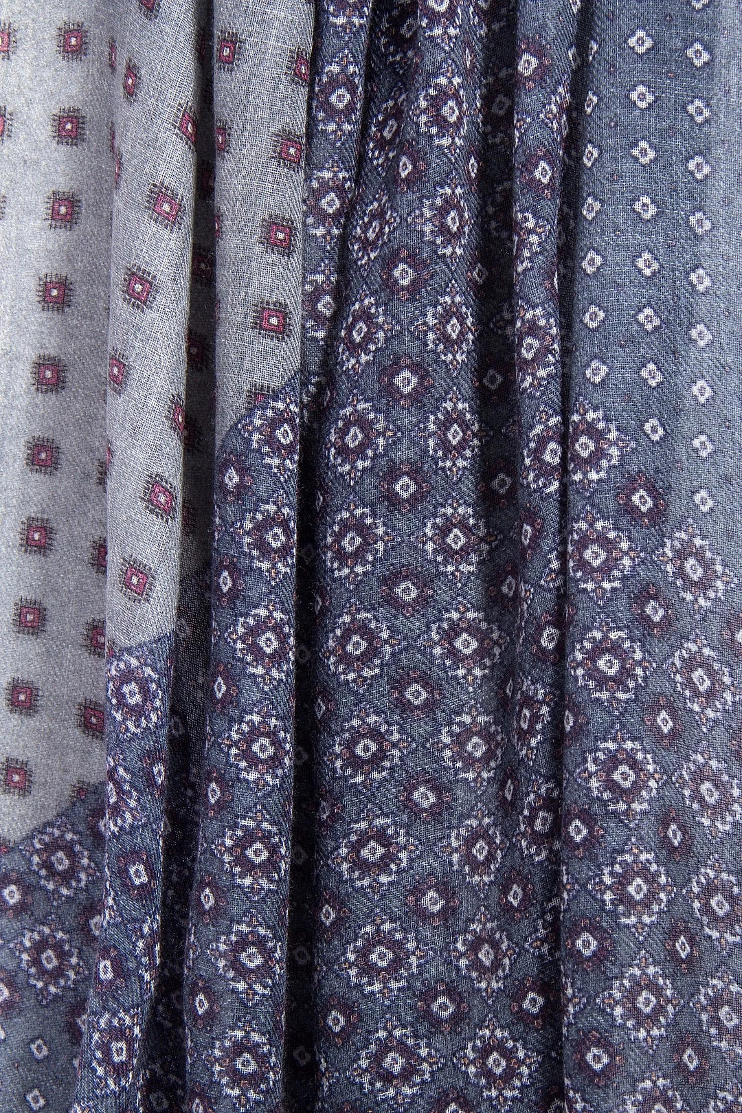 Menswear Wool Scarf Light Slate Gray