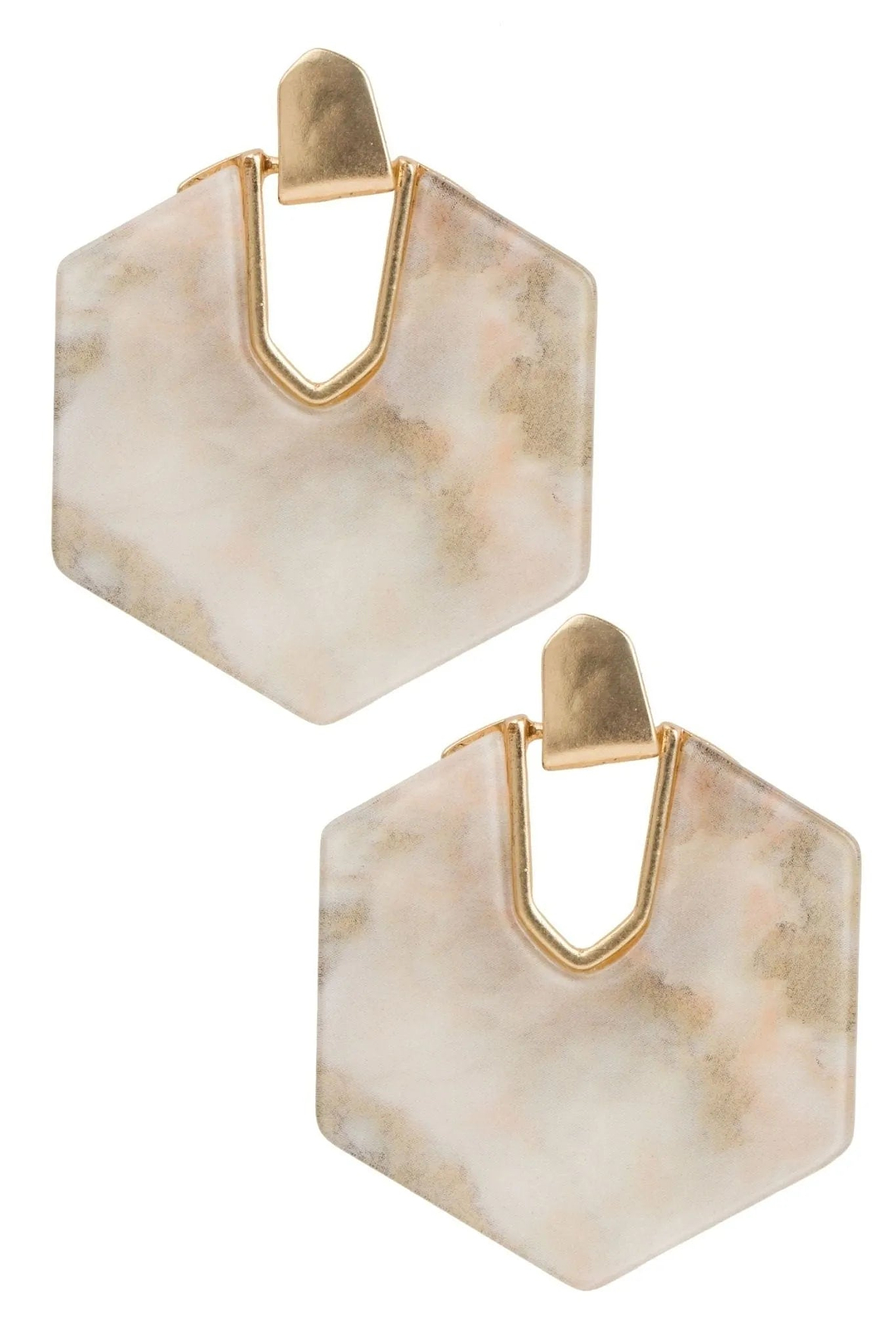 Full Meaning Statement Earring White