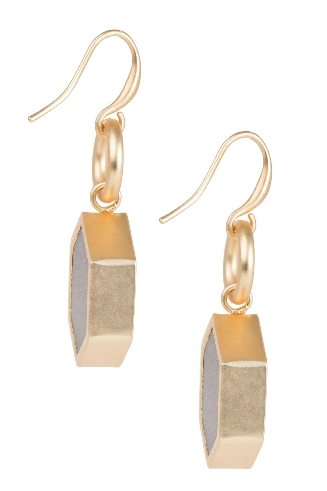 Kiera Statement Earring White