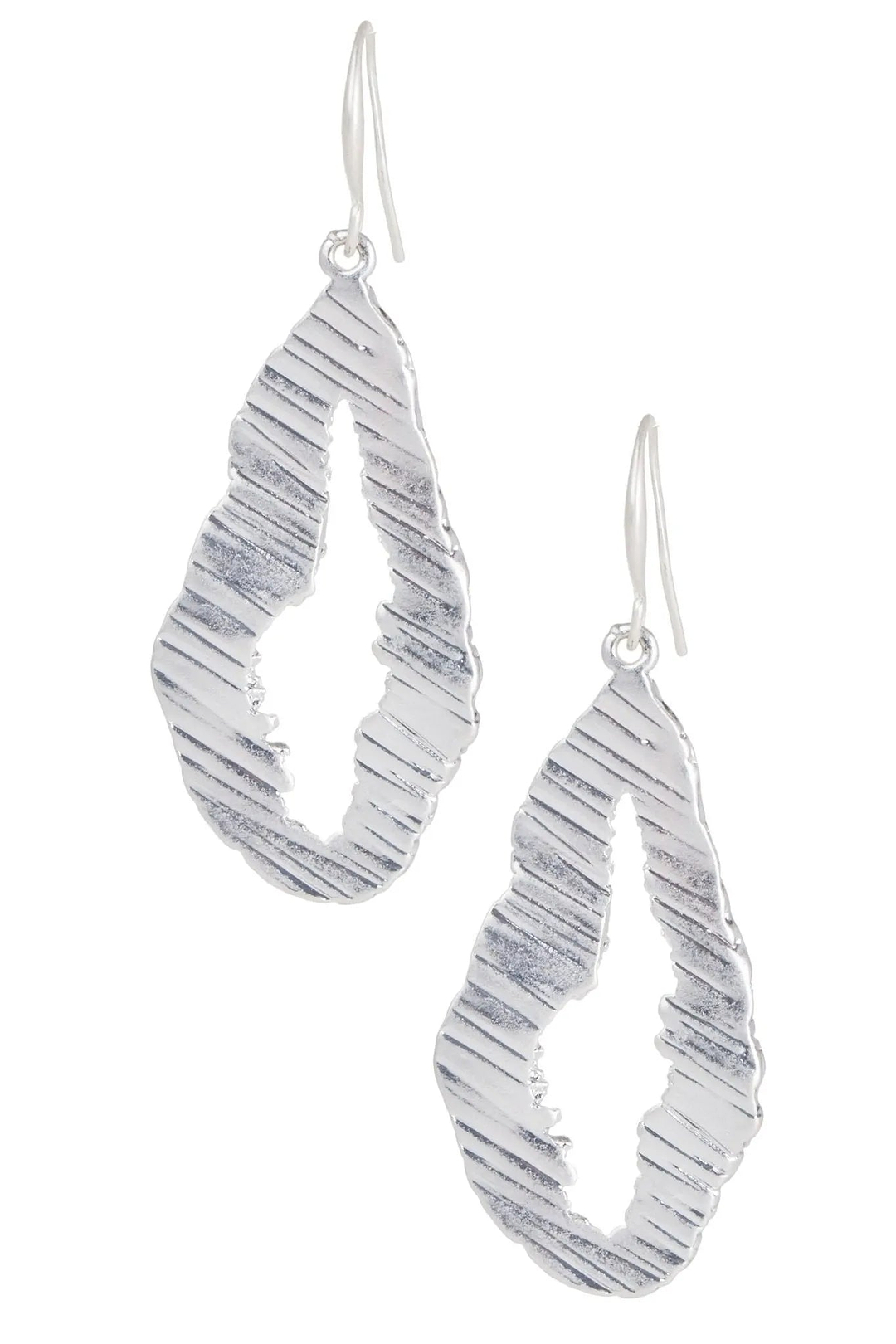 Ridge Statement Earring Silver