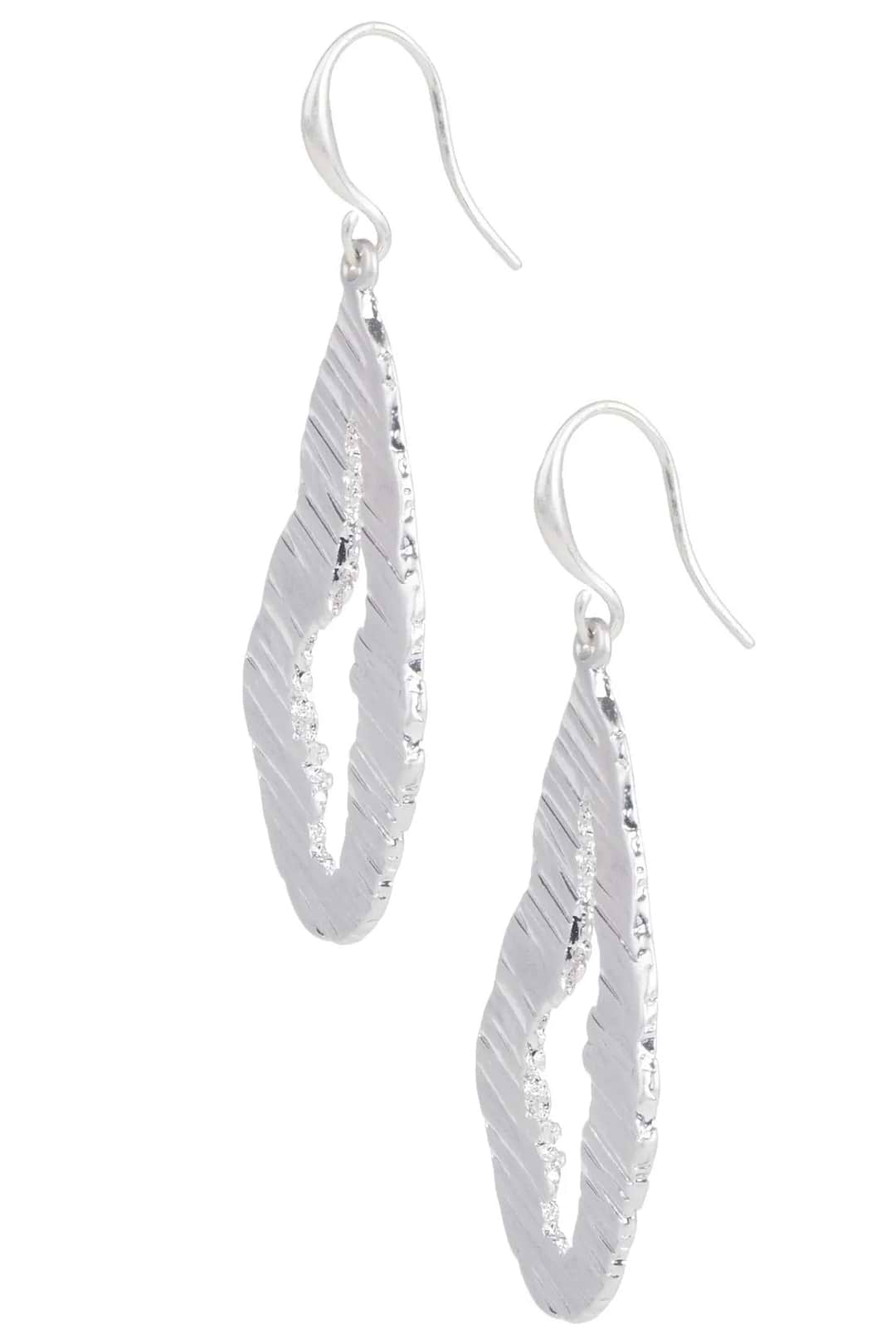 Ridge Statement Earring Silver