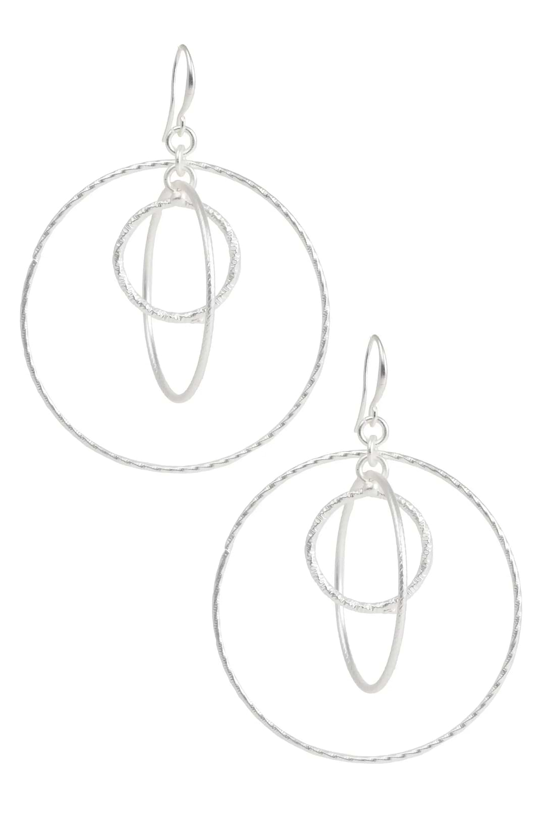 Never Ending Statement Earring Silver