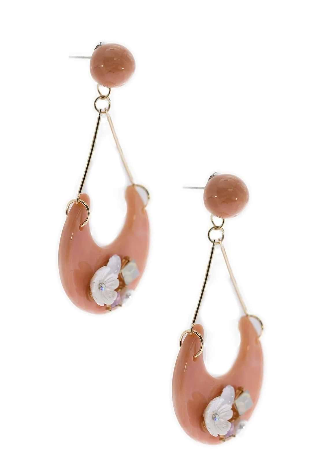 Flight of Fancy Drop Earring Sandy Brown