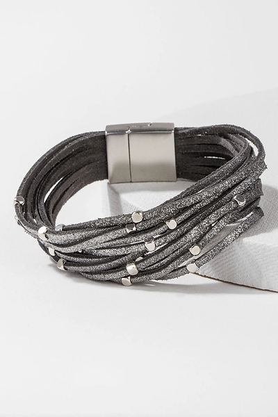 Details Double Wrap Leather Bracelet - SAACHI