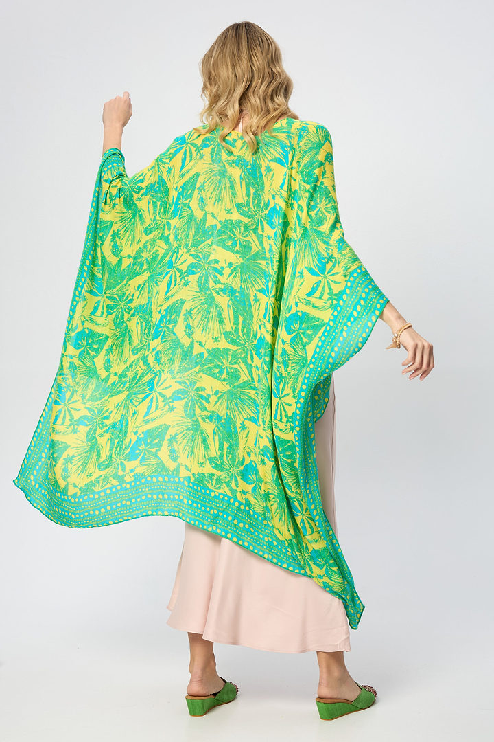 Tropical Print Kimono