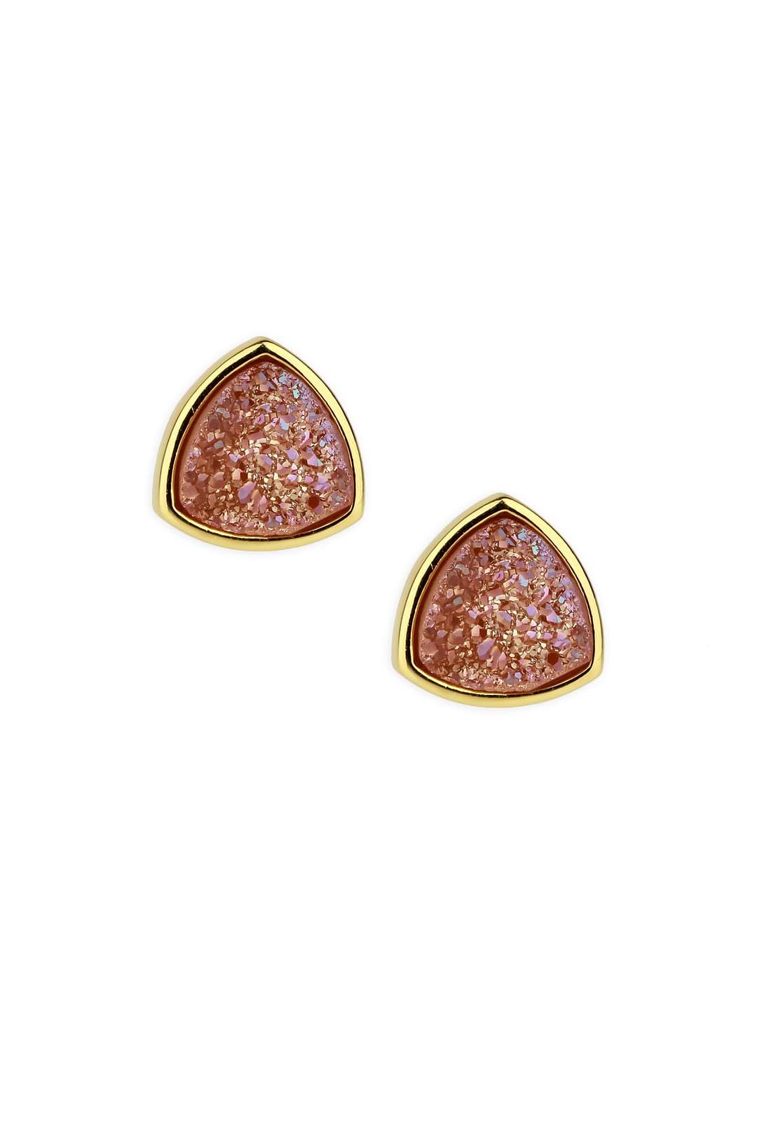 Druzy Stone Studded Earrings