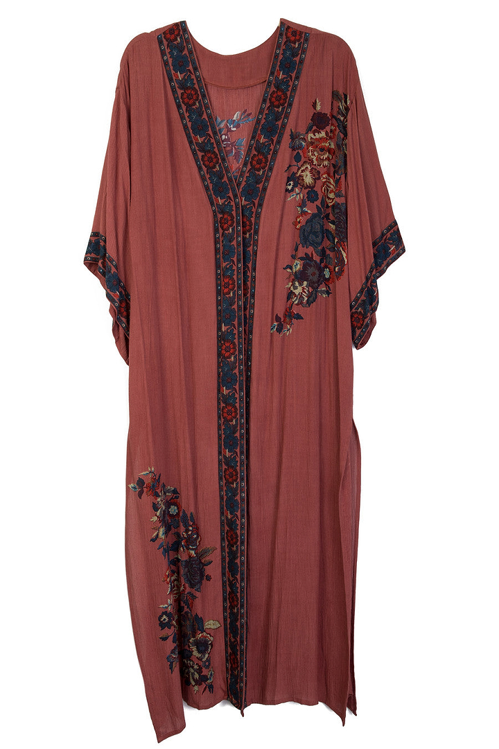Long Floral Kimono Cover Sienna