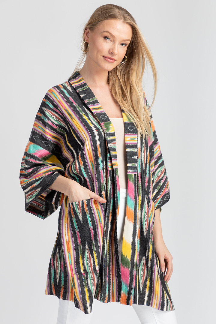 Ikat Striped Jacket