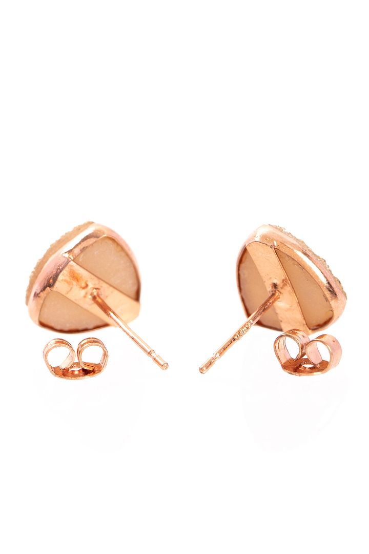 Druzy Stone Studded Earrings