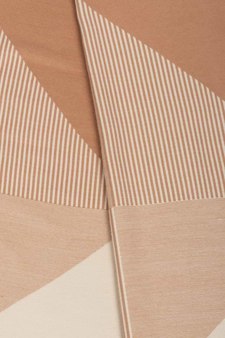 All About the Angles Reversible Scarf - SAACHI - Beige - Scarves