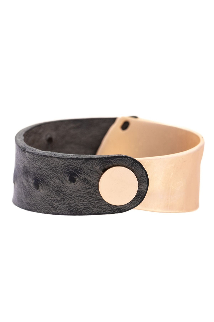 Wild Ways Metal Leather Bracelet