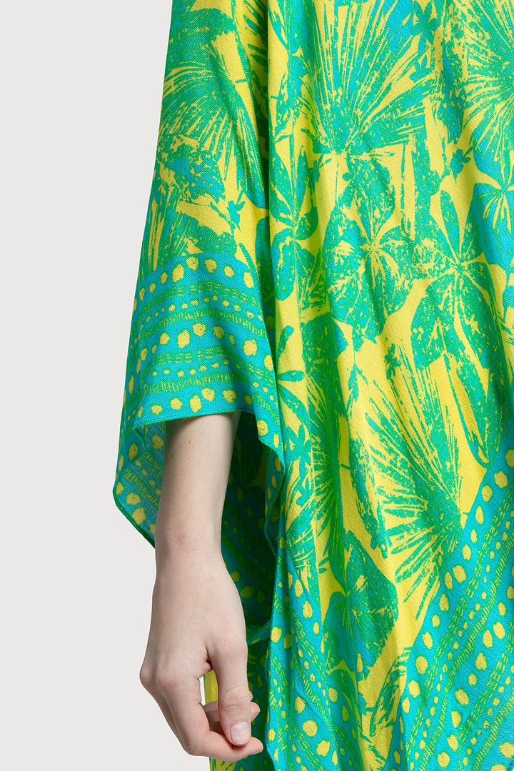 Woodblock Kimono Light Green