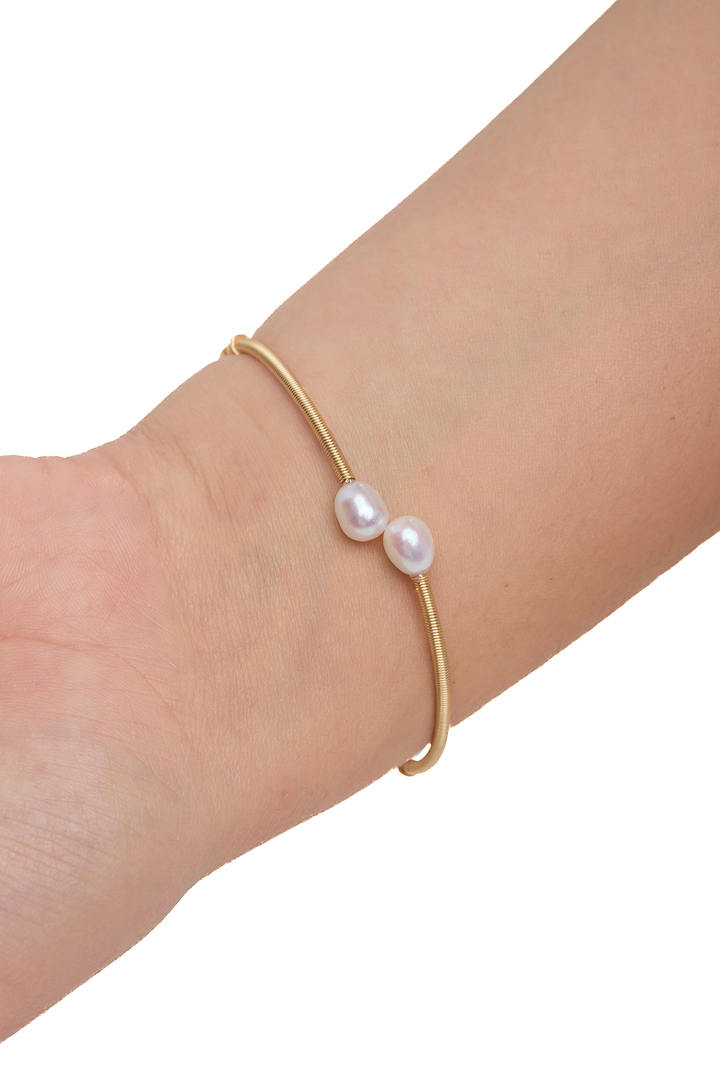 Freshwater Pearl Bracelet Cuff