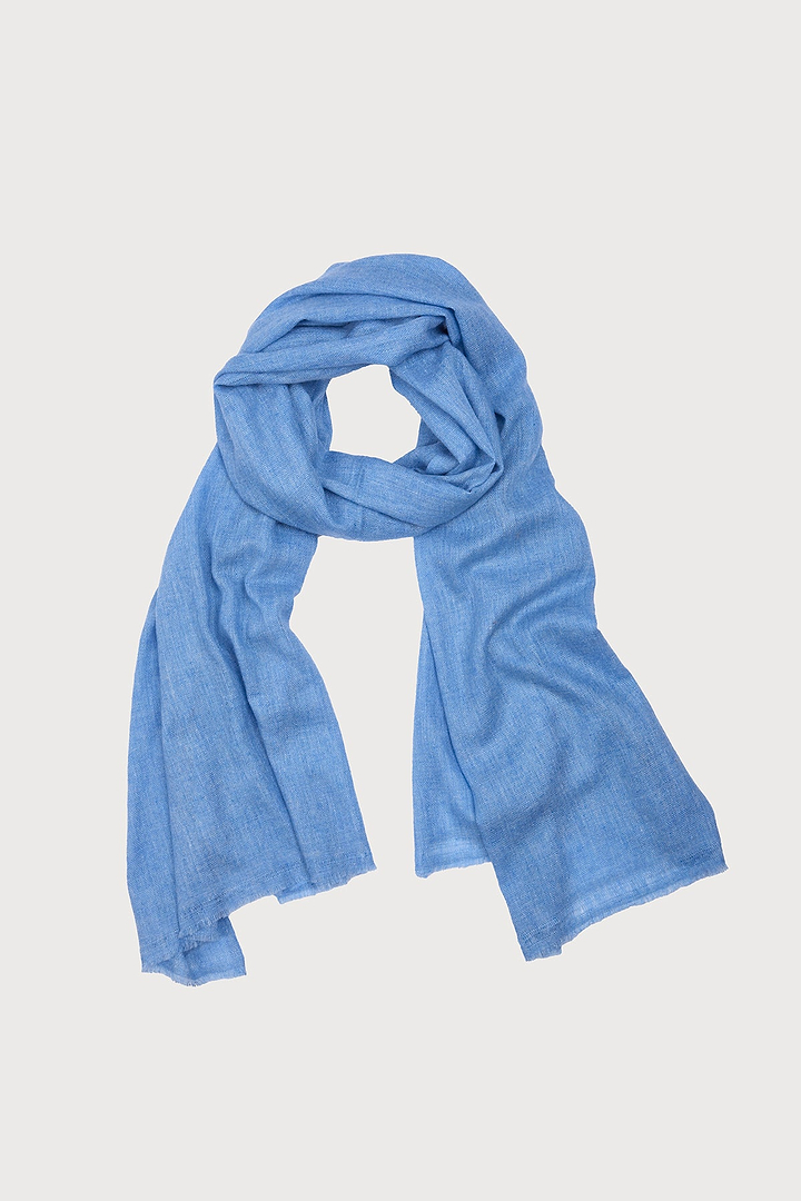 Delicate Wool Scarf light blue