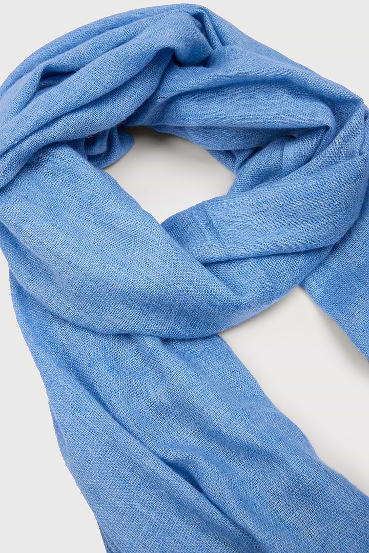 Delicate Wool Scarf light blue