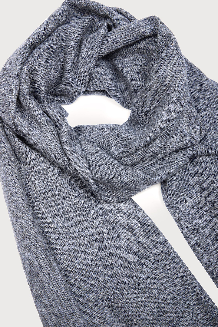 Delicate Wool Scarf light charcoal