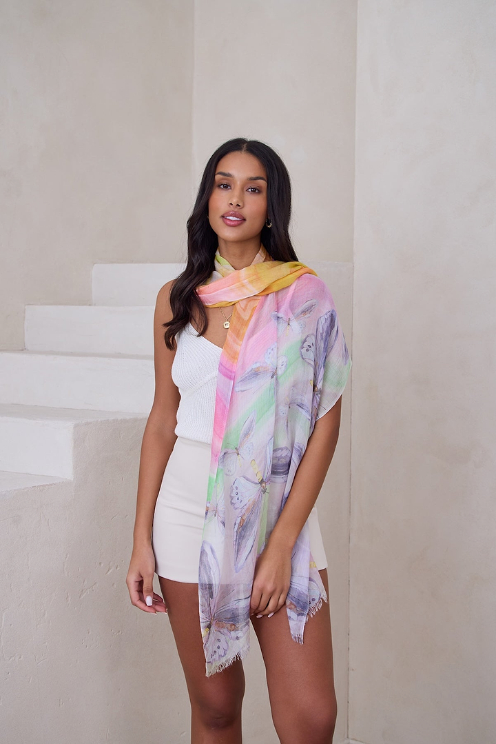 Swirled Butterfly Scarf