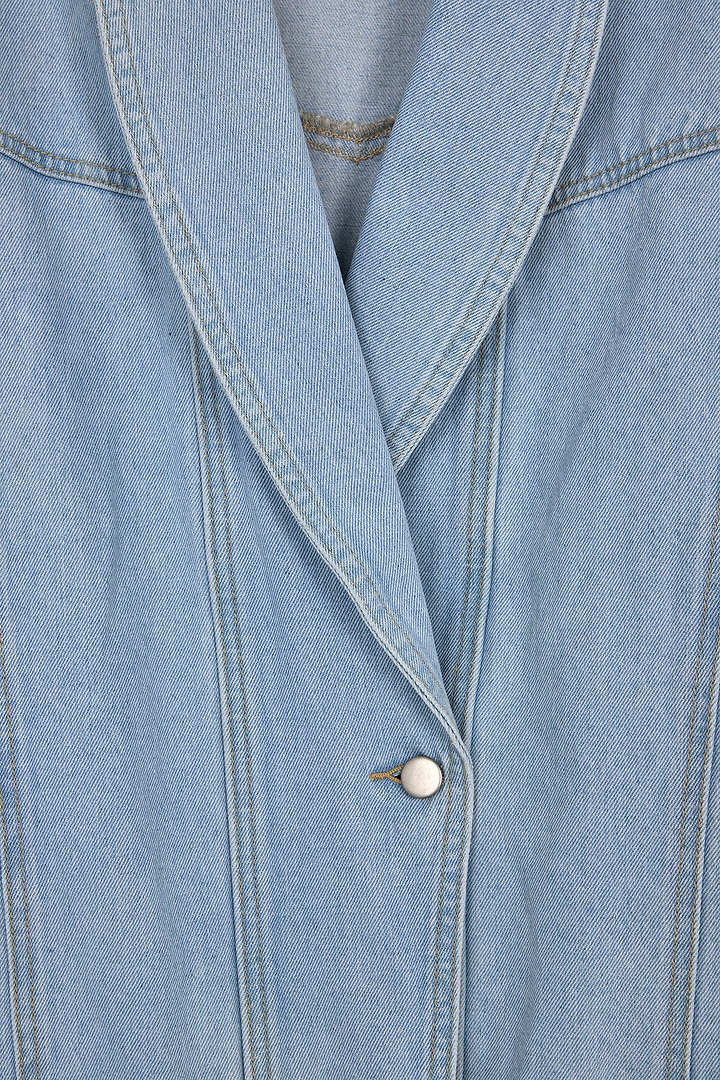 Pearl Knit Denim Jacket