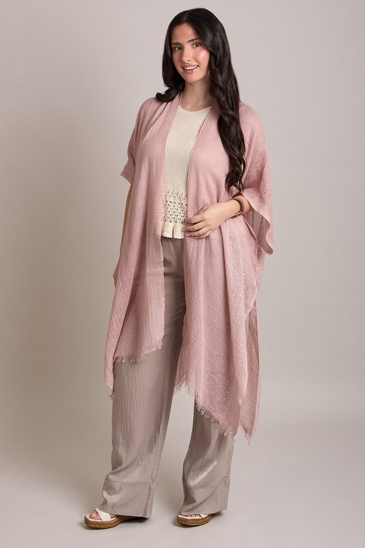 Shimmering Sequin Ruana