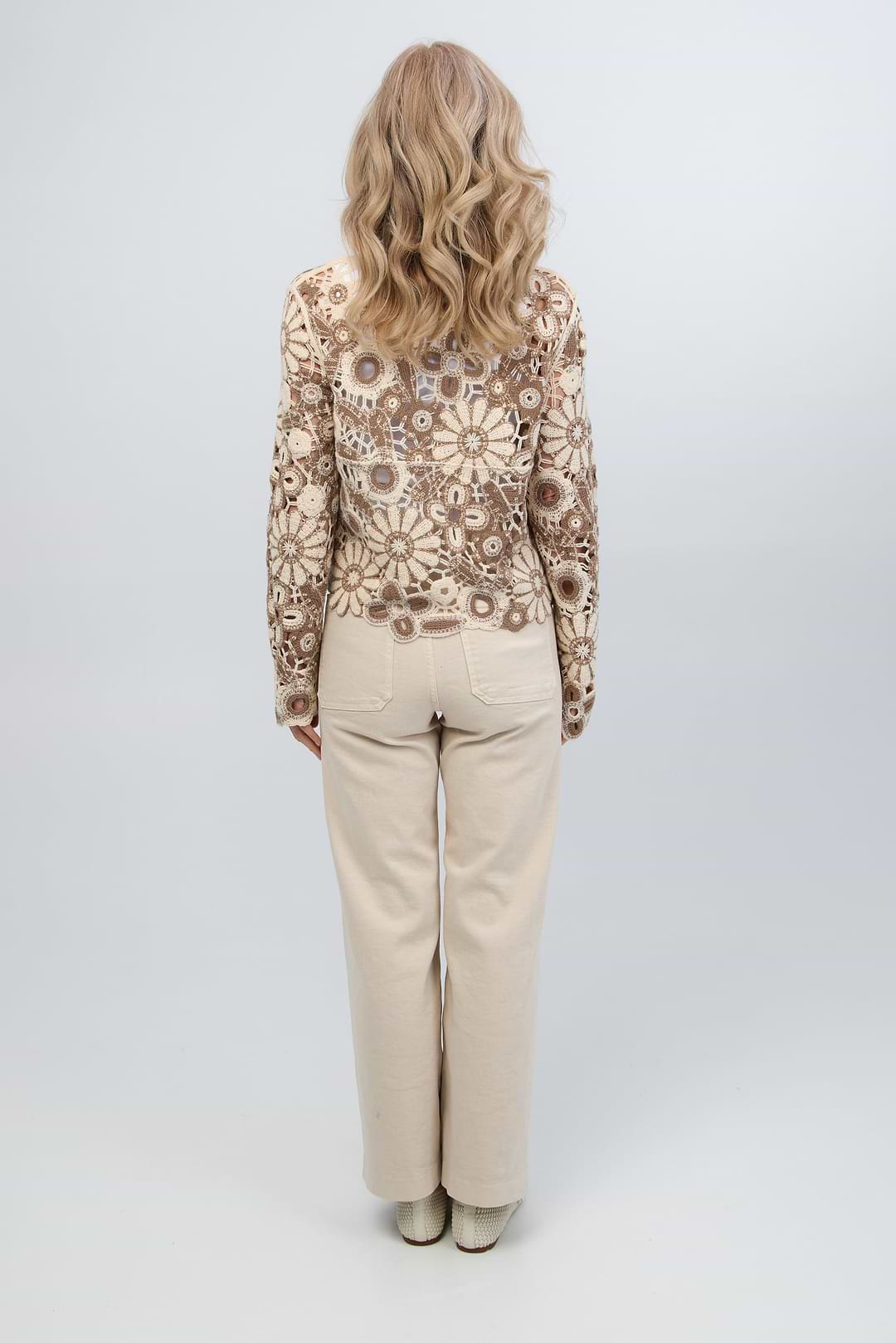 Flower Lace Crochet Jacket