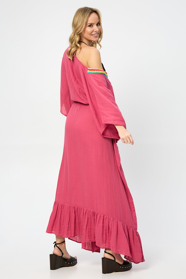 Crochet Rainbow Kaftan Maxi