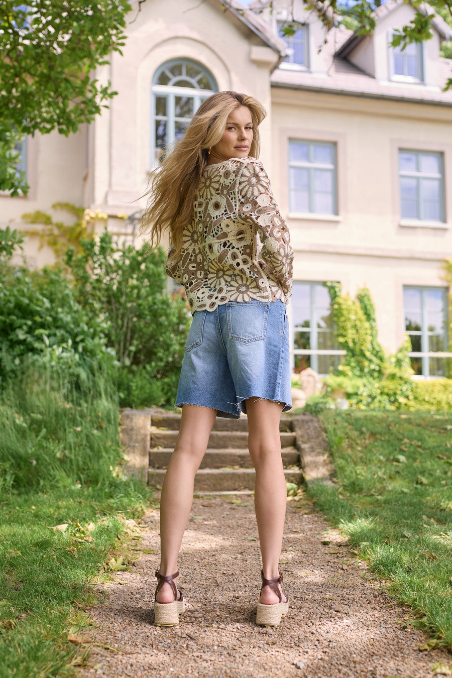 Flower Lace Crochet Jacket