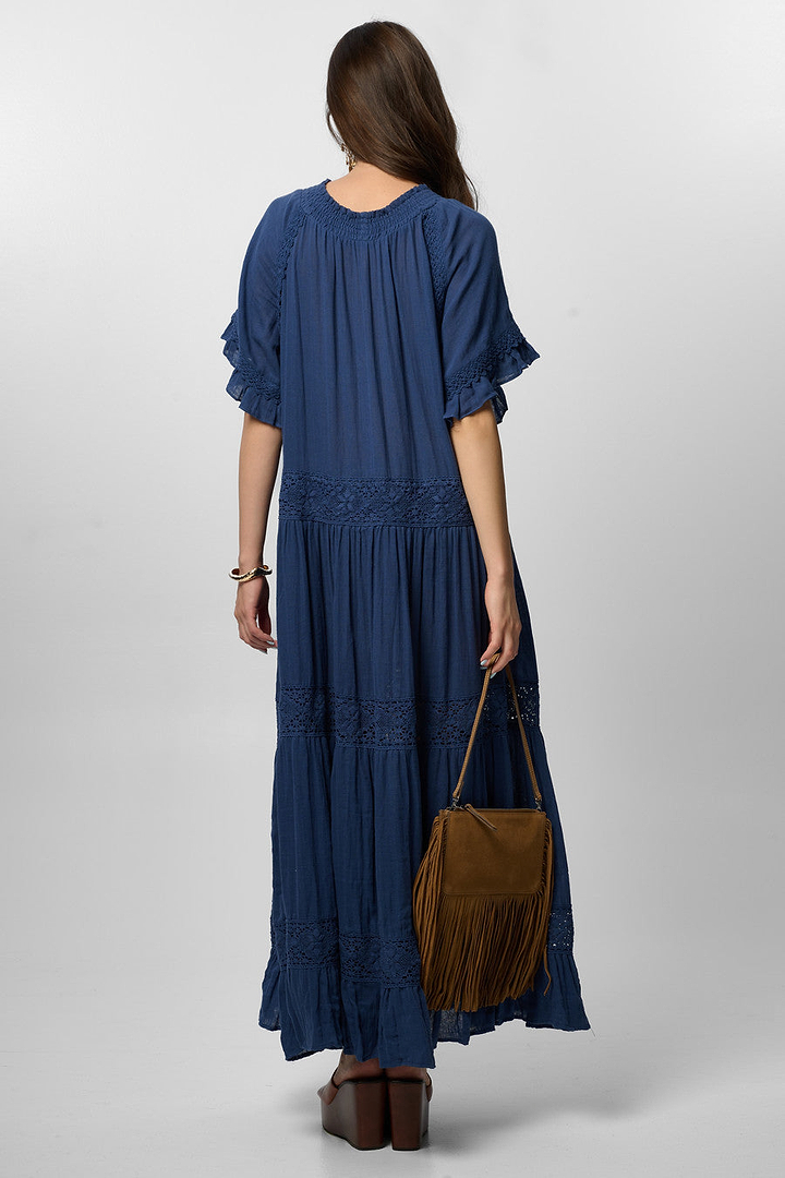 Cotton Long Kaftan Dress