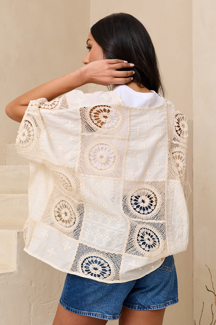 Sundial Lace Cover Up - Ivory