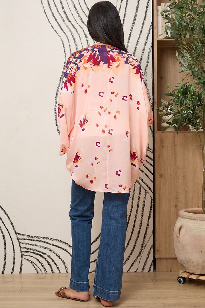 Kimono Mixed Print Floral