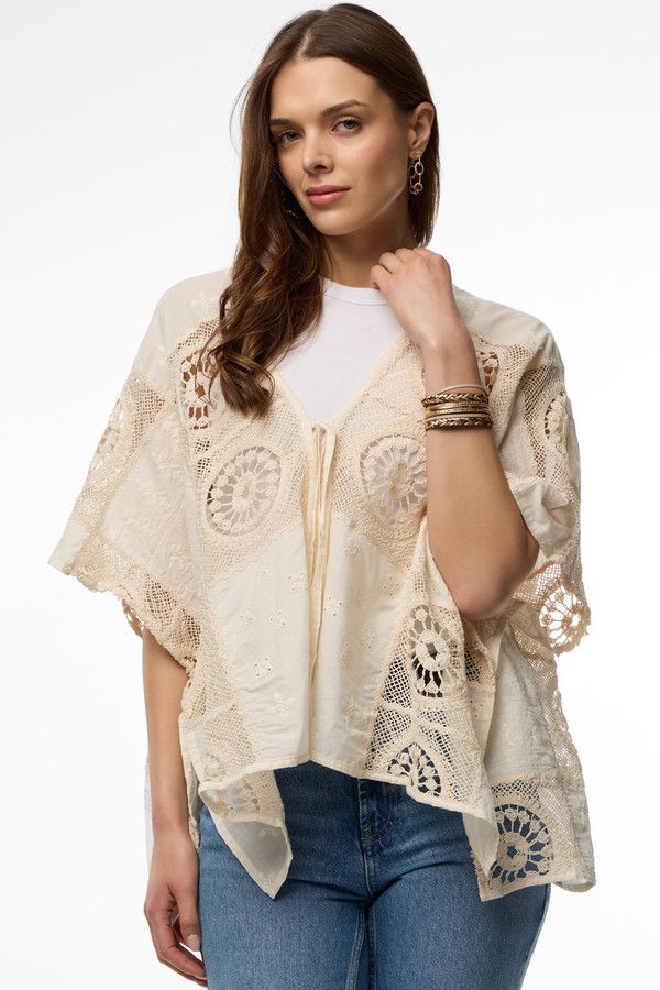 Sundial Lace Cover Up - Ivory
