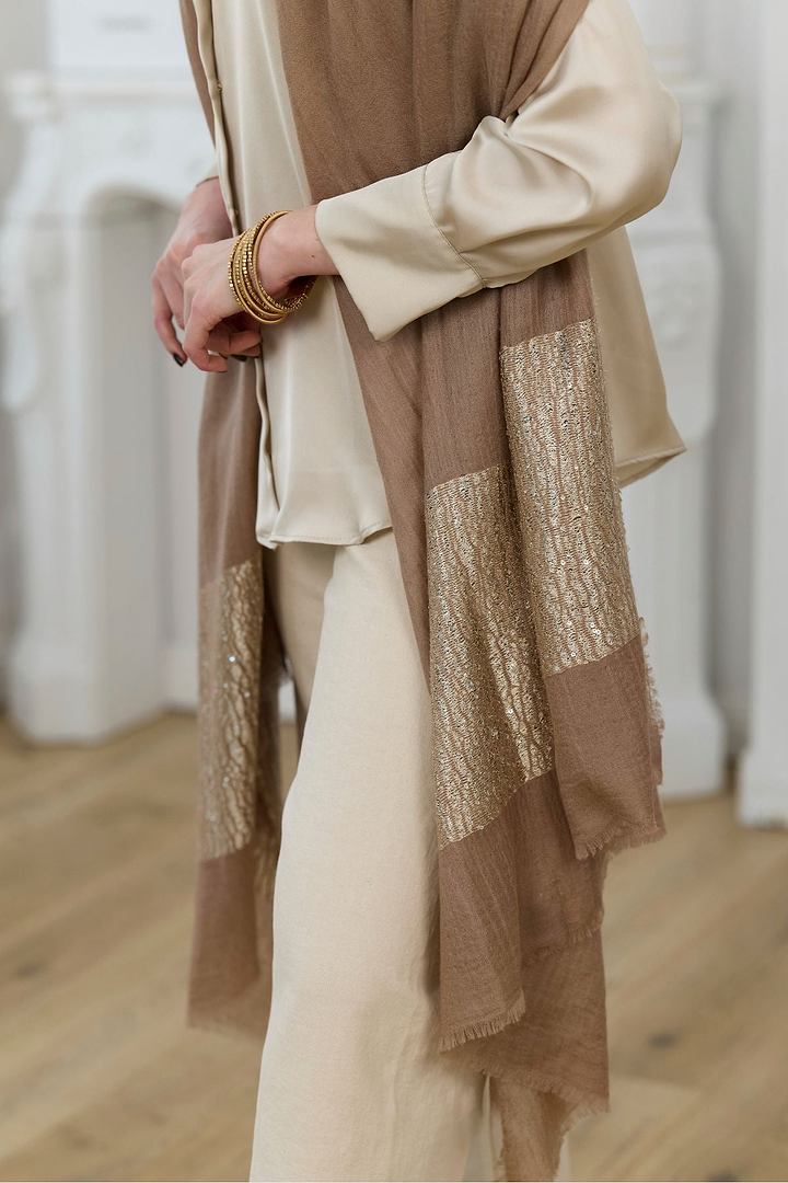 Embellished Cashmere Wrap