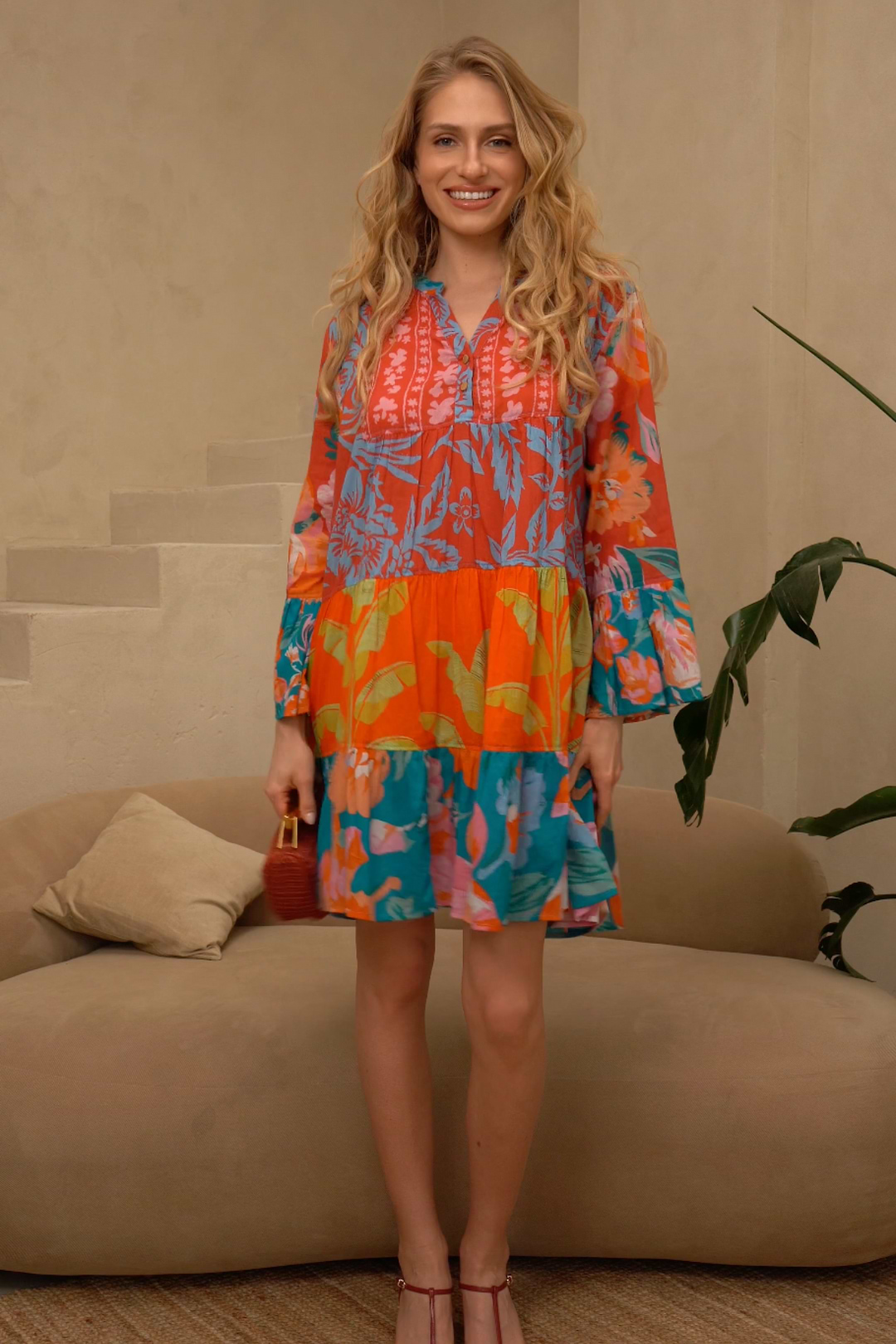 Sunset Tunic Cover Up Dress