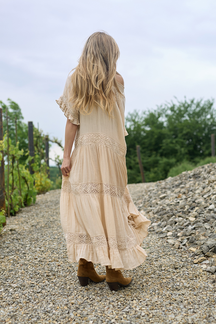 Cotton Long Kaftan Dress