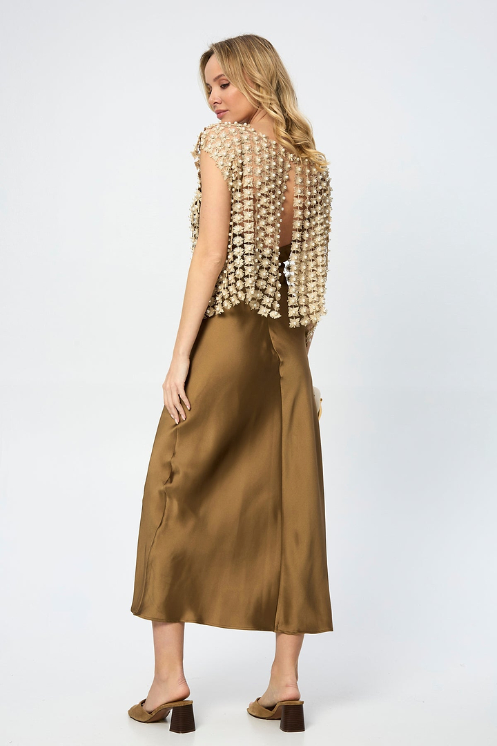 Floral Shell Pearl Capelet