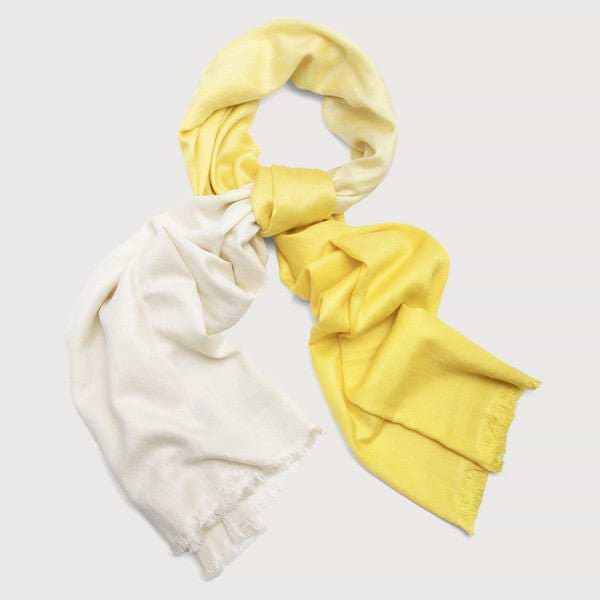 Cashmere Ombre Scarf Yellow